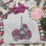 Eiffel Tower Girl’s Shirt-Childs Shirt-Auntie J's Designs