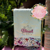 Blessed Floral Heirloom Lap Quilt-Quilt-Auntie J's Designs