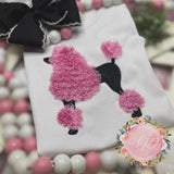 Fluffy Poodle Girl’s Shirt-Childs Shirt-Auntie J's Designs